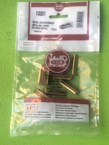 Carpinterías de riel de metal LGB #10001 - Paquete de 10 - Para maqueta de tren a escala G ~ nuevas - Imagen 1 de 3