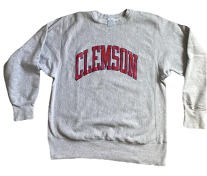 Vintage Champion Reverse Weave Clemson Tigers girocollo - taglia X - Large - made in USA - Foto 1 di 24