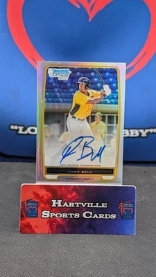 2012 Bowman Chrome Josh Bell RC AUTO Refractor /500 - Image 1 of 2