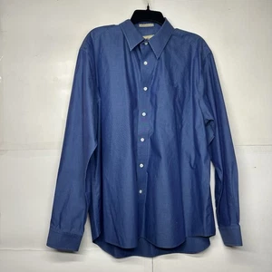 Camisa Para Hombre Eddie Bauer Abotonada Azul Manga Larga Talla Grande L Informal - Imagen 1 de 12