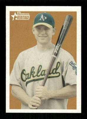 2006 Bowman Heritage Prospects #BHP82 Matthew Sulentic NM Near Mint Athletics BX - Image 1 of 2