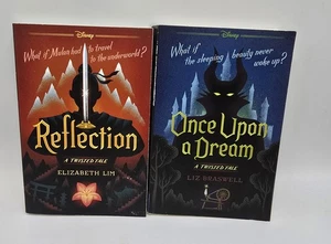 Disney A Twisted Tale Once Upon a Dream & Reflection - Softback Book Lot of 2 - Picture 1 of 7