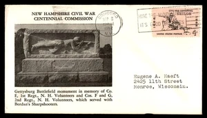 Mayfairstamps US FDC 1962 Civil War Centennial Shiloh Monument First Day Cover a - Picture 1 of 2