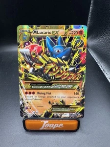 Pokemon TCG "Mega Lucario EX 113/111" Secret Rare Holo Card - XY - Furious Fists - Picture 1 of 7