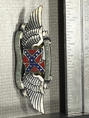 Original WW2 US Army Air Corp Civilian Confederate Air Force Pin Badge Insignia - Image 1 of 4