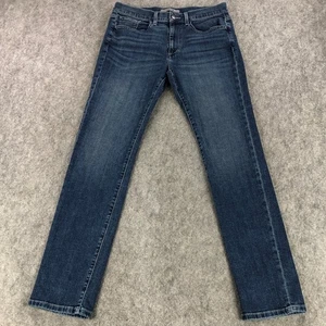 Joes Jeans Mens 33x33 Blue Slim Fit Straight Barker Mid Rise Medium Wash Stretch - Picture 1 of 12