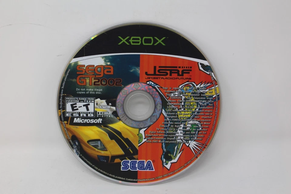 Sega GT 2002 / Jetset Radio Future JSRF Microsoft Xbox Original Disc Only - Image 1 of 1