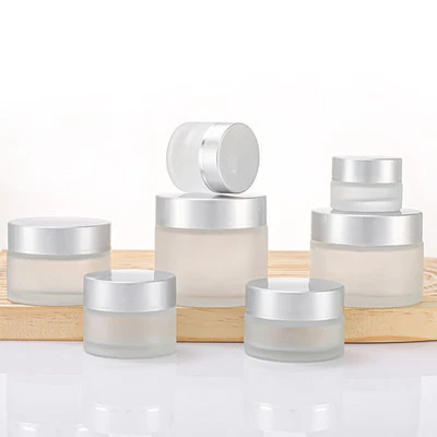 Small Empty Jars, Cosmetic Cream Lotion Bottles, Makeup Sub-Bottling Containers - Image 1 of 4