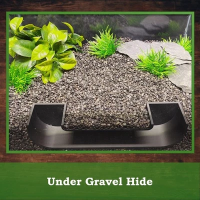 CJAQUATIC Aquarium unter Kieshöhle Fischversteck Aquarium Dekoration, Pleco, Schmerle, Corydoras