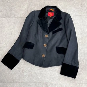Chaqueta de terciopelo Vivienne Westwood RED LABEL Hecha en Italia para mujer 40 - Imagen 1 de 7