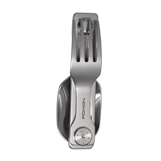 Roxon C2 Camping Utensil 2 in 1 Detachable Folding Cutlery with For... Fast Ship