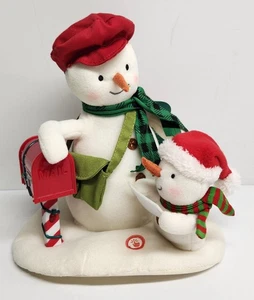 Peluche de canto animado Hallmark Jingle Pals ENTREGA ESPECIAL 2018 Snowman Works - Imagen 1 de 9