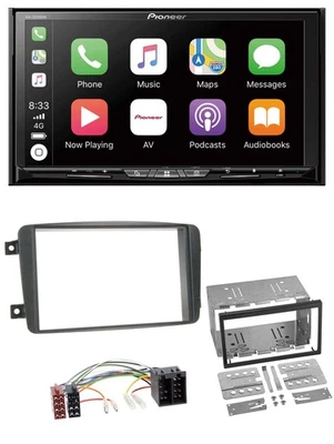Pioneer 2DIN MP3 USB DAB DVD Bluetooth Autoradio für Mercedes C-Klasse Vito CLK - Bild 1 von 4
