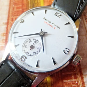 1960s Smiths Astral National 15 32mm Manual Watch - Overhauled - Picture 1 of 9
