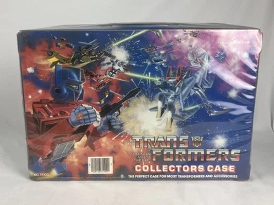Estuche de colección Transformers G1 para coleccionistas con bandeja Hasbro Toy Corp 1984 usado Foto 1 de 4