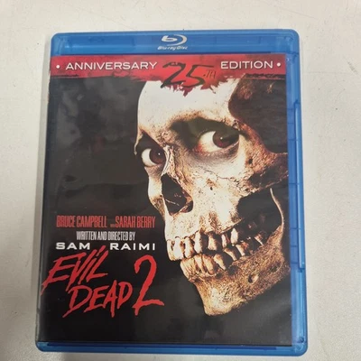 Evil Dead 2: 25th Anniversary Ed (Blu-ray + DVD, 1987) Bruce Campbell, Sam Raimi - Image 1 of 2