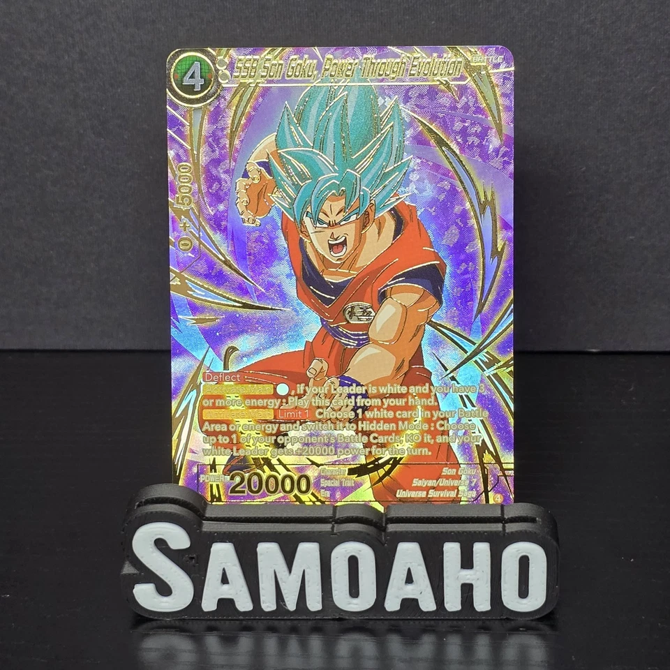 Dragon Ball Prismatic Clash SSB Son Goku, Power Through Evolution BT28-112 SPR - Image 1 of 4