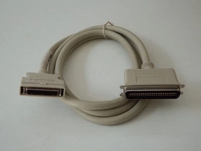 SCSI 2 50 Pin HD50 Male - Centronics C50 CN50 Male External Cable 2m - Image 1 of 4
