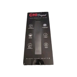 CHI Original Digital Ceramic Hairstyling Iron 1" Midnight Matte Dual 110/220v - Picture 1 of 1