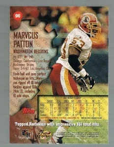 1997 Stad Club Members only MARVCUS PATTON #96 Redskins - Picture 1 of 1