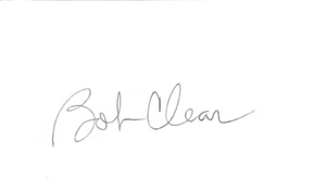 Handsignierte Karteikarte - Bob Clear Cardinals Pirates Minor League Pitcher (d'10) - Bild 1 von 1