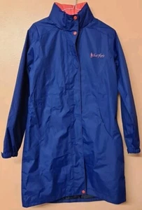 Jack Murphy Lisa Jacket Blue Mid Length Waterproof Lightweight New Size 10 - Picture 1 of 6
