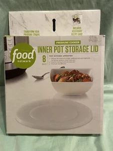 Food Network Inner Pot Storage Silicone Lid For 8 Quart Pressure Cooker NIB - Picture 1 of 4