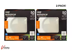 NEW Feit Enhance LED Recessed Downlights 2-Pack | LEDG2R4/927CA 50W 650 Lumens - Picture 1 of 9