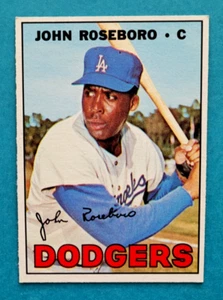 1967 Topps #365 John Roseboro Los Angeles Dodgers Baseball Card EX - Picture 1 of 2