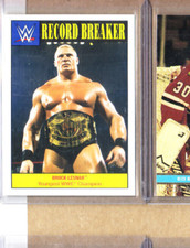 Brock Lesnar-2016 Topps Heritage Record Breaker WWE Card-#3-Mint