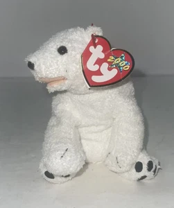 Aurora Polar Bear Ty Beanie Baby Babies 2000 Plush Stuffed Animal 6" Toy - Picture 1 of 6