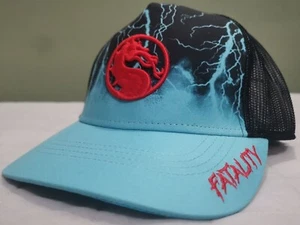 🐲🗲🎮🧢😮 NEW/RARE Mortal Kombat Cap/Hat By Marc Jacques Burton (SOLD OUT) - Picture 1 of 11