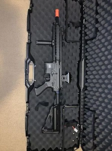 Valken ASL Series M4 Airsoft Rifle AEG 6mm Rifle - Grip And Scope Included - Picture 1 of 4