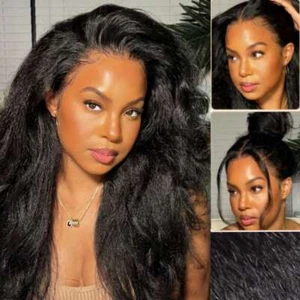 34in 250% Density 13x4 HD Lace Wig - Yaki Straight - Picture 1 of 10