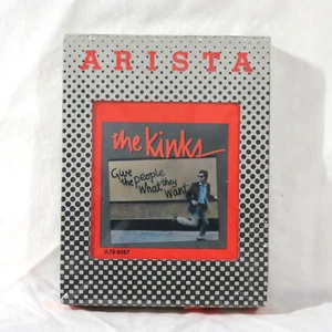 THE KINKS Give The People What They Want 1979 1st US Arista red 8TR tape SEALED - Bild 1 von 3