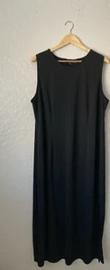Venezia Womens Maxi Dress Sz 22/24 Black Sleeveless - Picture 1 of 7