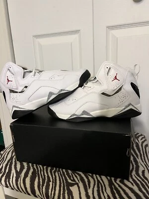 🔥Jordan True Flight Gs White Gym Red Black Wolf Grey Brand New In Box🔥 - Image 1 of 4