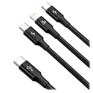 Baseus rapid 3-in-1 usb type-c cable camlt-sc01 - 1.5m - Picture 1 of 4