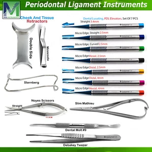 Elevadores de extracción de periotomas Kit de instrumentos de eliminación de ligamentos periodontales PDL - Imagen 1 de 9