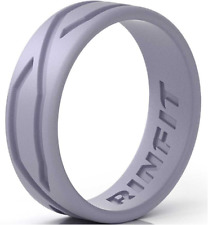 Rinfit 4love Silicone Rings for Women. Soft & Comfortable Wedding Band