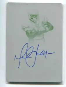 2019 Limited Ring of Honor Plate/AUTOGRAPH Marshall Faulk 1/1 Indianapolis Colts - Picture 1 of 2