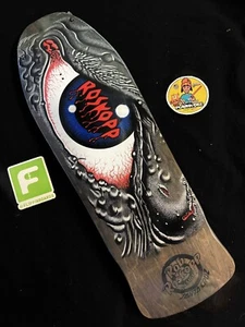SUPER RARE Rob Roskopp Eye Santa Cruz Missile Shaped Cruiser Skateboard Deck - Picture 1 of 6