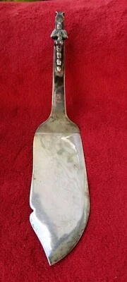 VTG Early Taxco 925 STERLING SILVER PIE FISH KNIFE -F. RAMIREZ- 110 grams - Image 1 of 4