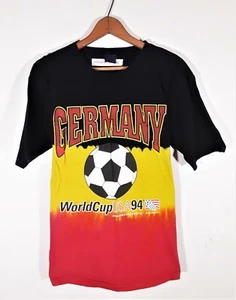 Camiseta De Colección 1991 Alemania 94 Copa Mundial Tie Dye Años 90 Fútbol Fútbol Fútbol Estampado Camiseta L - Imagen 1 de 10