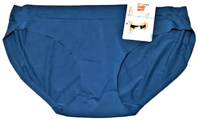 S - новый с Ярлыками Hanes ультра легкий комфорт темно-синий бикини трусики $11,50 ярлык (b136 a) - Изображение 1 из 2