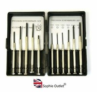 11pcs Watchmakers Repair Kit WATCH SCREWDRIVER SET Tool DIY Small Drivers UK