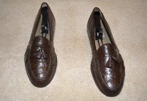 GORGEOUS BOTTICELLI "GENUINE OSTRICH" LOAFERS 11 M $895 - Picture 1 of 7