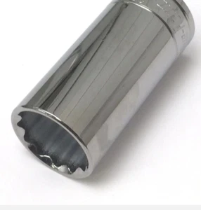 BLUE POINT Tools BLPLM3824, 3/8" DRIVE, 24MM. SOCKET, DEEP/HIGH, 12 POINT. - Picture 1 of 5