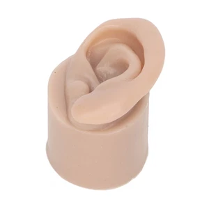 (Right)Silicone Piercing Practice Model Simulation Soft Flexible Ears Model JFF - Bild 1 von 12