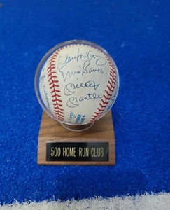 500 Home Run Club Autographed AL Baseball 11 Sigs Mantle Williams Mays PSA DNA - Picture 1 of 8